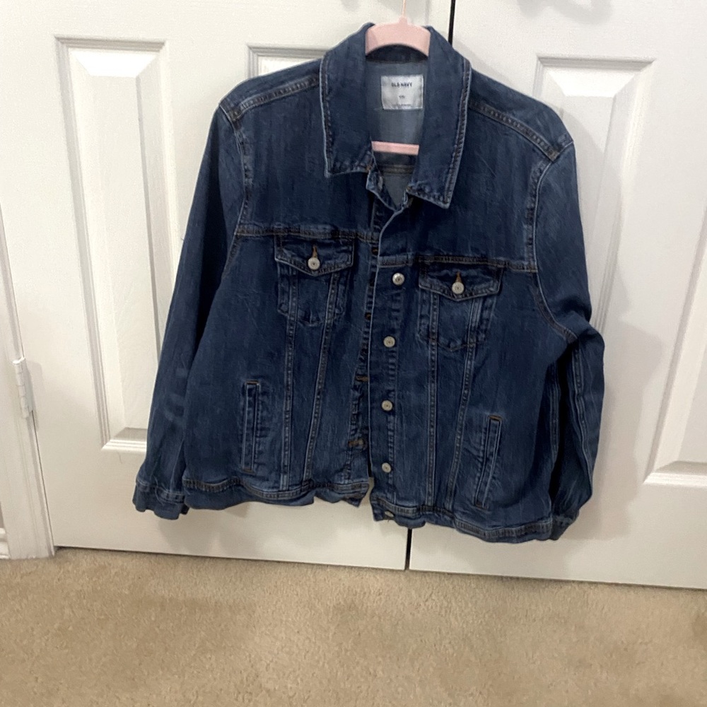 Dark Blue Jean Jacket 2XL